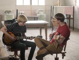 Mackenzie Fearnley and Du Toit Bredenkamp as Harry Vanda and Dick Diamonde in Friday On My Mind on ABC