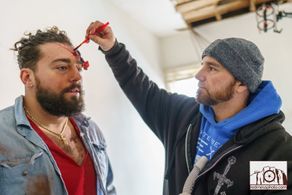 Ron George doing what he does best on actor Dominic Cancelliere for Votes