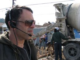 Selditch on location in New Orleans shooting Architecture School.