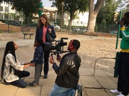 Bodhi Dell while shooting 