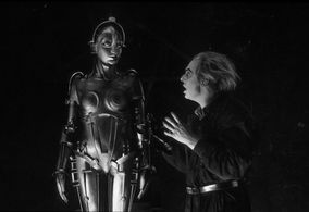 Brigitte Helm and Rudolf Klein-Rogge in Metropolis (1927)