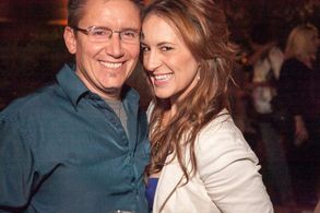 Inspirational speakers and authors, Spike Spencer and Kimberly Spencer at the Ms. in the Biz Launch Party