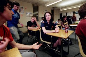 Geoff Haase and Hannah Bailey in American Teen (2008)