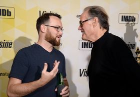 Peter Fonda and Dana Brunetti at an event for IMDb on the Scene (2015)