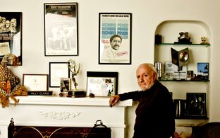 Hilly Elkins in his office