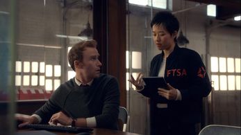 Still of Mark Rendall and Cihang Ma in Departure and The Tempest