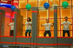 Jeffrey Tam, Jayson Gainza, Pepe Herrera, and JhaiHo in Bawal na game show (2020)