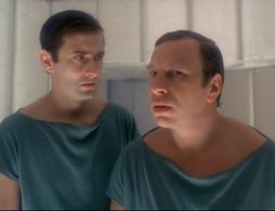 Olgierd Lukaszewicz and Jerzy Stuhr in Sexmission (1984)