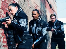 Natalie Martinez, William Smillie, and Tamberla Perry in APB (2017)