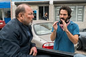 Ruben Blades and Alex Garcia Lopez in Fear the Walking Dead (2015)