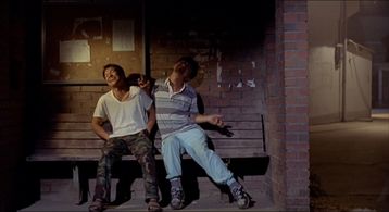 Han Suk-kyu and Ho-Sung Lee in Green Fish (1997)