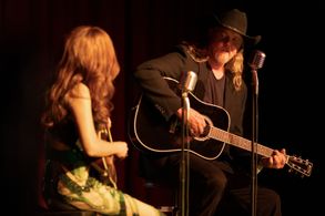 Trace Adkins and Anna Friel in Monarch (2022)