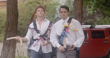 Hunter C. Smith and Brian Gilleece in The Big Day (2020)