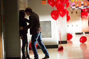 Kat Graham and Nathaniel Buzolic in The Vampire Diaries (2009)