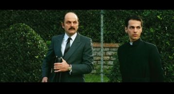 Roberto Faenza, Anthony Souter, Riccardo Scamarcio, and Simone Coppo in La verità sta in cielo (2016)