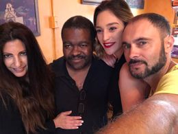 On set of “Out of Darkness: Cleveland”