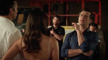 Jaime Camil, Andrea Navedo, and Darin Toonder in Jane the Virgin (2014)