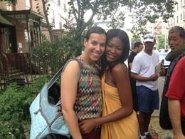 Producer Robin Chappelle and Jasmine Carmichael (Juliet)