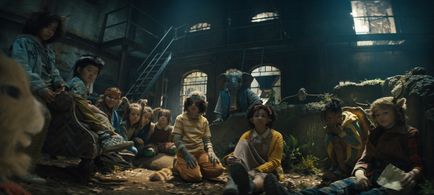 Yonas Kibreab, Amie Donald, Harvey Gui, Ruby Hall, Ravi Narayan, Christian Convery, and Naledi Murray in Sweet Tooth (20