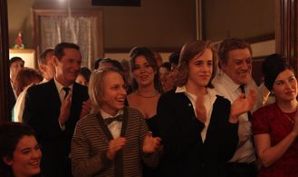 Joëlle Morin as Rachel, on the set of 