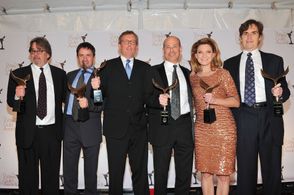 Henry Bromell, Alexander Cary, Alex Gansa, Howard Gordon, Chip Johannessen, and Meredith Stiehm at an event for Homeland