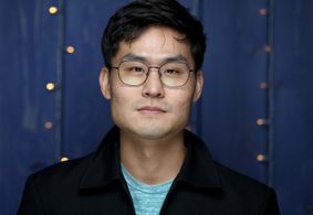 Edson Oda at an event for Nine Days (2020)