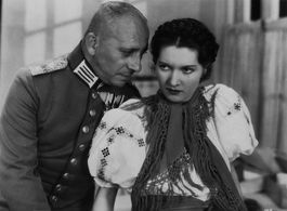 Erich von Stroheim and Wera Engels in Fugitive Road (1934)