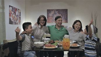 Angelu De Leon, Bobby Andrews, Marc Justine Alvarez, and John Kenneth Giducos in Tadhana (2017)