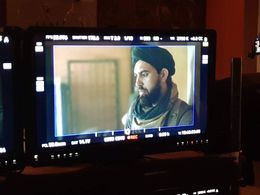Still of Mustafa Haidari on set of Homeland