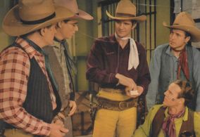 Sammy Baugh and Kermit Maynard in King of the Texas Rangers (1941)