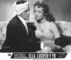 Sara Montiel and Abel Salazar in Ella, Lucifer y yo (1953)