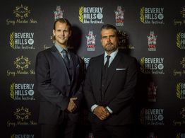 Best Actor Winner - Bradford James Jackson with Jury President Frederico Lapenda