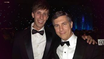 Briggon Snow and Chris Parnell at the 65th Annual Emmy Awards Governor's Ball.