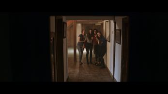 Maria Taylor, Natasha Rose Mills, Danielle Ronald, and Amber Doig-Thorne in Winnie the Pooh: Blood and Honey (2023)