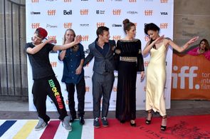 Riley Keough, Isaiah Stone, McCaul Lombardi, Raymond Coalson, and Sasha Lane