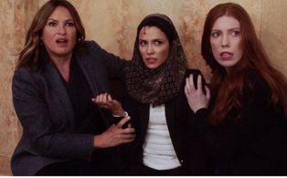 Mariska Hargitay, Nazneen Contractor, and Elise Hudson in Law & Order: Special Victims Unit (1999)