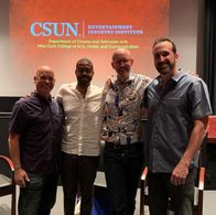 Moderating PGA Panel on Music in Film at CSUN on November 9, 2019