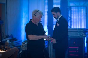 Backstage before hosting a major industry awards show.