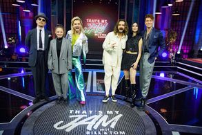 Bill Kaulitz, Tom Kaulitz, Jan Delay, Jasna Fritzi Bauer, Elif, and Daniel Donskoy in That's My Jam mit Bill & Tom Kauli