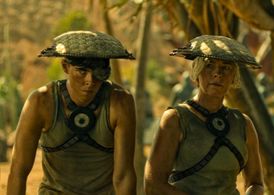 Susan Danford and Daniel Lasker in Raised by Wolves (2020)