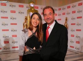 DIETRICH SIEGL and his daughter Nina at ROMY Award Gala, Vienna, Austria.