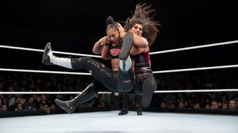 MaryKate Duignan and Bianca Blair in WWE: Mae Young Classic Women Tournament (2017)