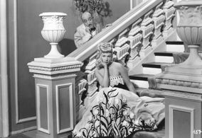 Enrique Serrano and Tilda Thamar in Novio, marido y amante (1948)