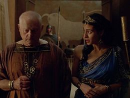 Robert Pugh and Aiysha Hart in Atlantis (2013)