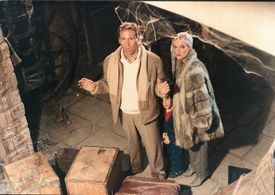 Carolyn Purdy-Gordon, Carrie Lorraine, and Ian Patrick Williams in Dolls (1986)