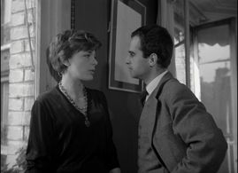 Giani Esposito and Françoise Prévost in Paris Belongs to Us (1961)