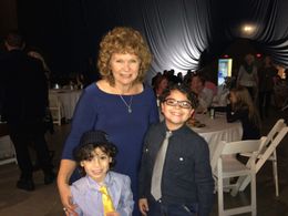 Bruce with Beverly Elliot & Brother Raphael Alejandro at the OUAT Season 3 Party
