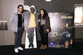 Gina Birdi and Inderveer Sodhi in Superhero (2022)