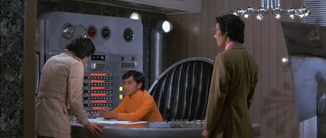 Hiroshi Ishikawa, Toshiaki Nishizawa, and Zan Fujita in Godzilla vs. Gigan (1972)