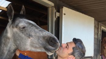 with my horse Heran!